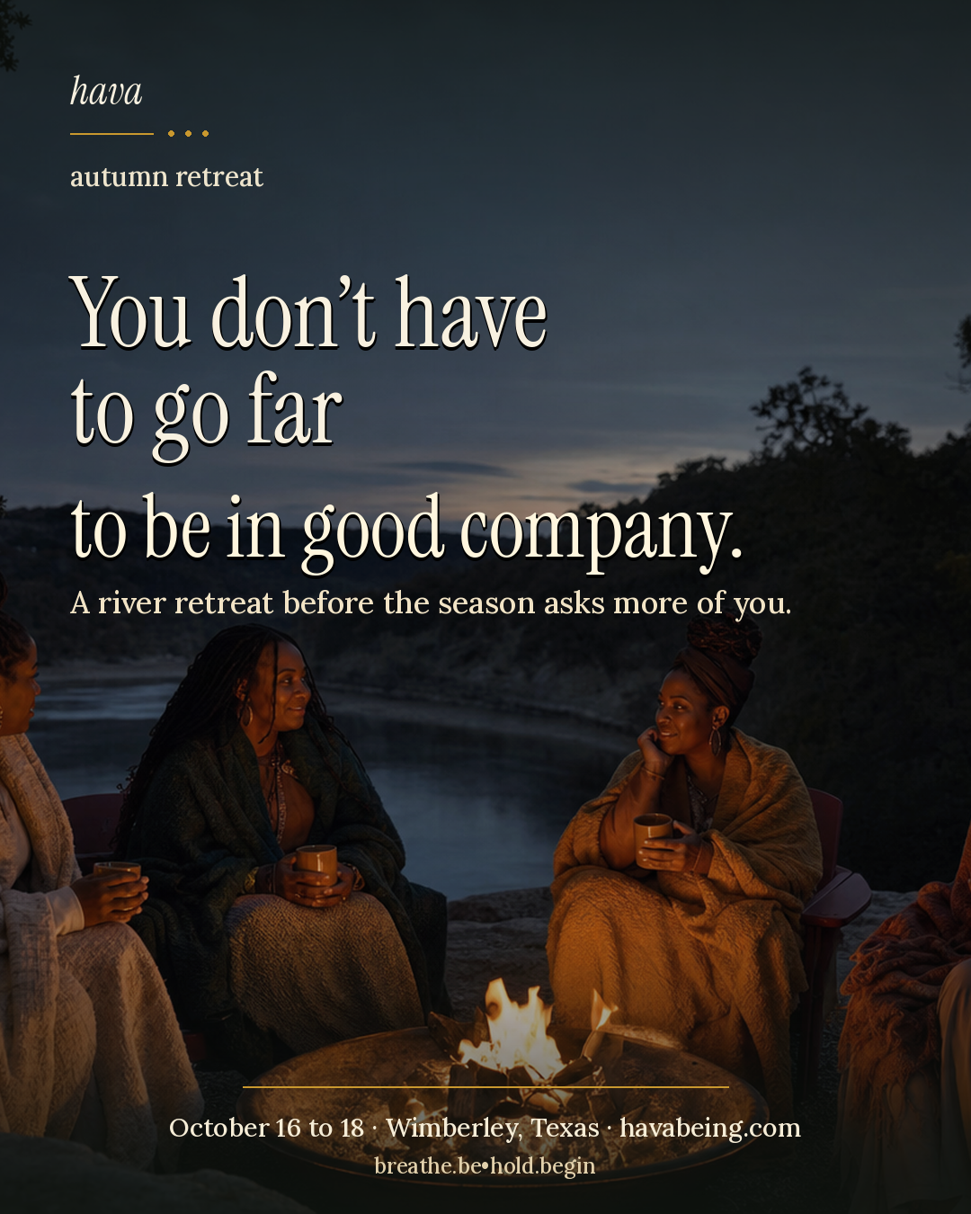 hava editorial: you don't have to go far to be in good company